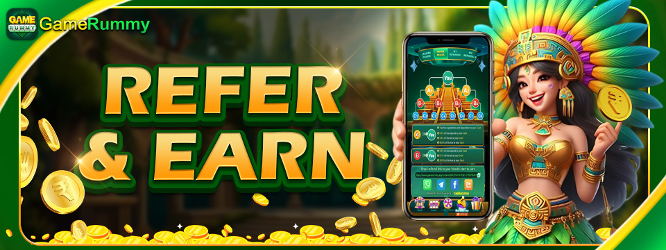 Game Rummy Refer & Earn - Lifetime Commission Program